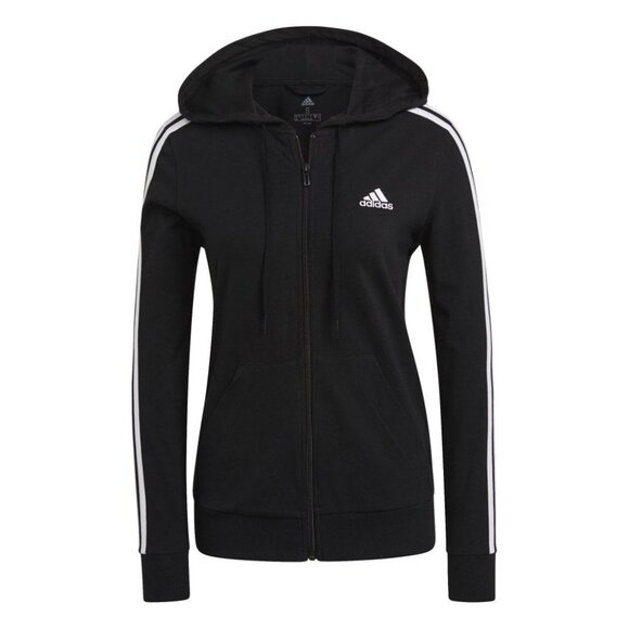 ADIDAS 3-Stripe Hoodie Track Jacket - Picture 1 of 4